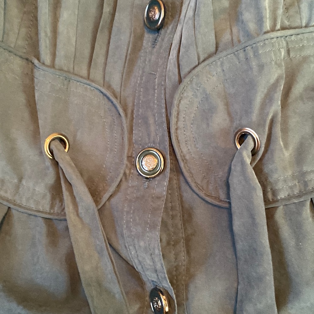 Fun button front dress with interesting details